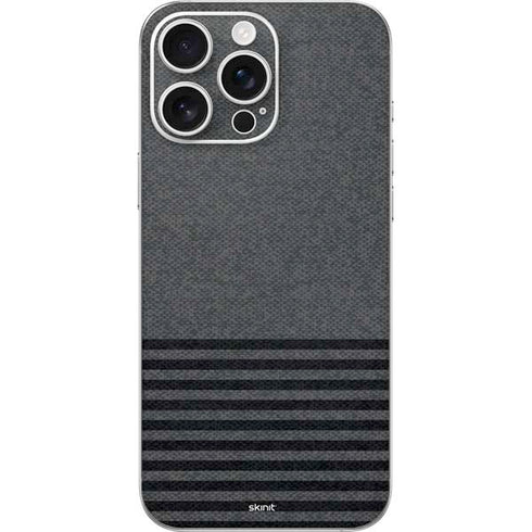 Black and Grey Stripes iPhone 16 Pro Max Skin