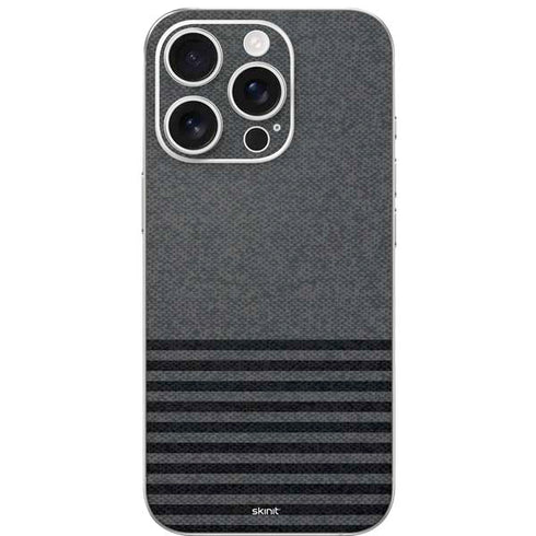 Black and Grey Stripes iPhone 16 Pro Skin