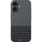 Black and Grey Stripes iPhone 16 Skin