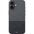Black and Grey Stripes iPhone 16 Skin
