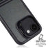 Black and Grey Stripes iPhone 16e Kickstand Case