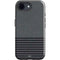Black and Grey Stripes iPhone 16e Impact Case