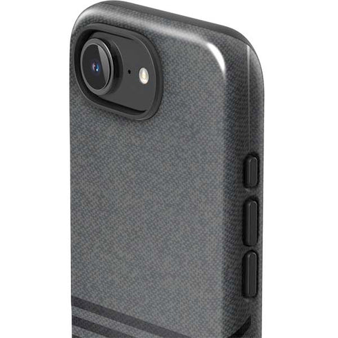 Black and Grey Stripes iPhone 16e Impact Case