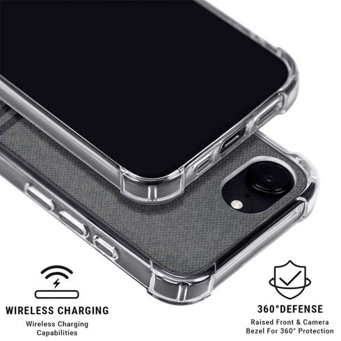 Black and Grey Stripes iPhone 16e MagSafe Case