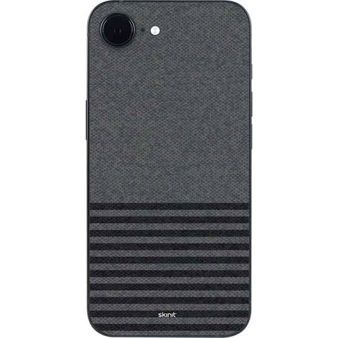 Black and Grey Stripes iPhone 16e Skin