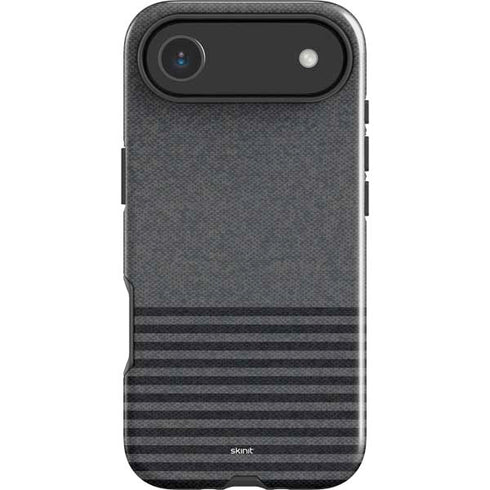 Black and Grey Stripes iPhone 17 Air Impact Case