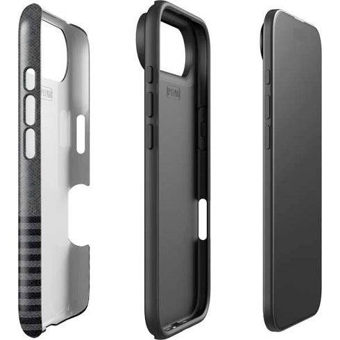 Black and Grey Stripes iPhone 17 Air Impact Case