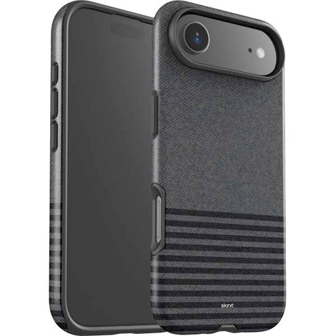 Black and Grey Stripes iPhone 17 Air Impact Case