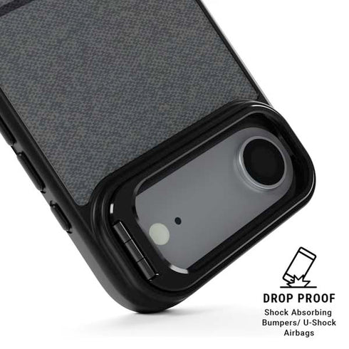 Black and Grey Stripes iPhone 17 Air Kickstand Case