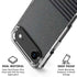Black and Grey Stripes iPhone 17 Air MagSafe Case