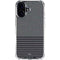 Black and Grey Stripes iPhone 17 Clear Case