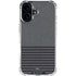 Black and Grey Stripes iPhone 17 Clear Case