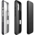 Black and Grey Stripes iPhone 17 Impact Case