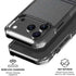 Black and Grey Stripes iPhone 17 Pro Clear Case