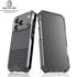 Black and Grey Stripes iPhone 17 Pro Clear Case
