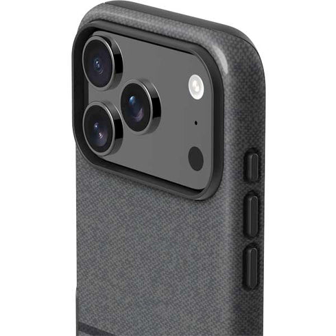 Black and Grey Stripes iPhone 17 Pro Impact Case
