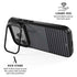 Black and Grey Stripes iPhone 17 Pro Kickstand Case