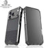 Black and Grey Stripes iPhone 17 Pro Max Clear Case