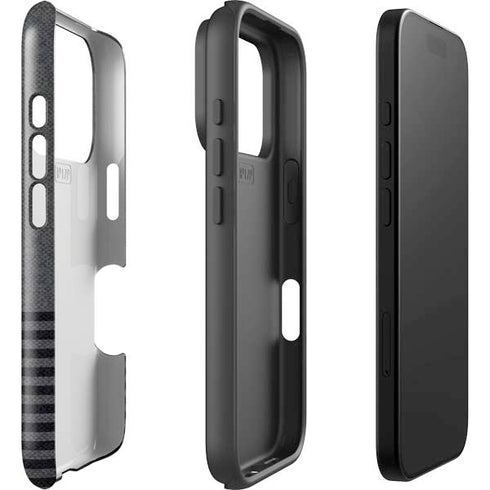 Black and Grey Stripes iPhone 17 Pro Max Impact Case