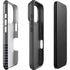 Black and Grey Stripes iPhone 17 Pro Max Impact Case