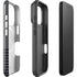 Black and Grey Stripes iPhone 17 Pro Max Magsafe Impact Case