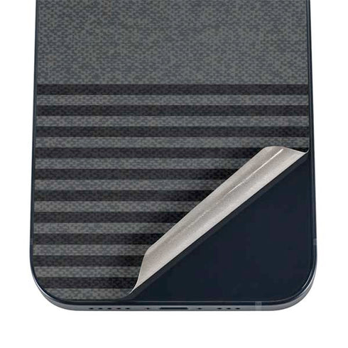 Black and Grey Stripes iPhone 17 Skin