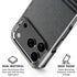 Black and Grey Stripes iPhone 18 Pro Clear Case