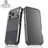 Black and Grey Stripes iPhone 18 Pro Clear Case