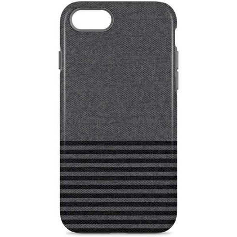Black and Grey Stripes iPhone Cases