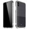 Black and Grey Stripes iPhone X/XS Clear Case