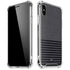 Black and Grey Stripes iPhone X/XS Clear Case
