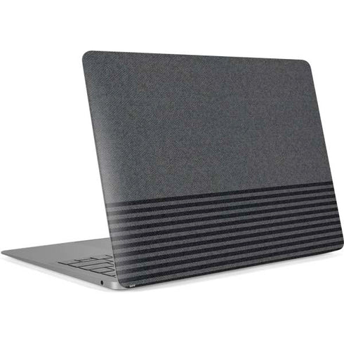 Black and Grey Stripes Apple MacBook Air Skin
