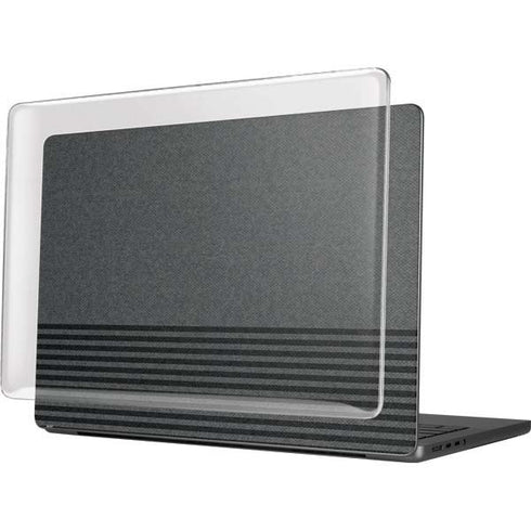 Black and Grey Stripes MacBook Pro 14in (2021-24) Case plus Skin