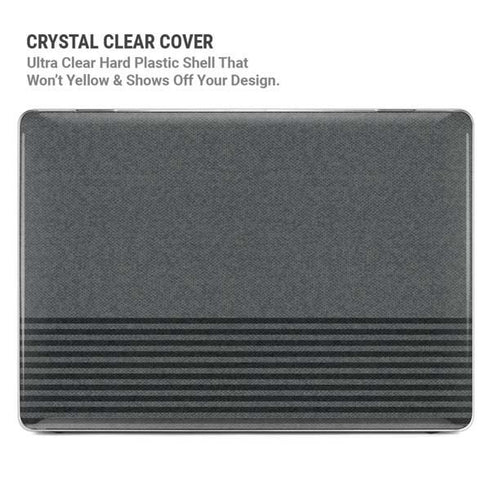 Black and Grey Stripes MacBook Pro 14in (2021-24) Case plus Skin