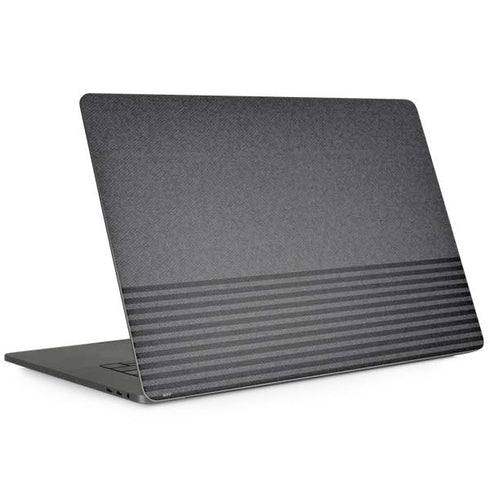 Black and Grey Stripes MacBook Skins