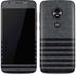 Black and Grey Stripes Moto E5 Play Skin