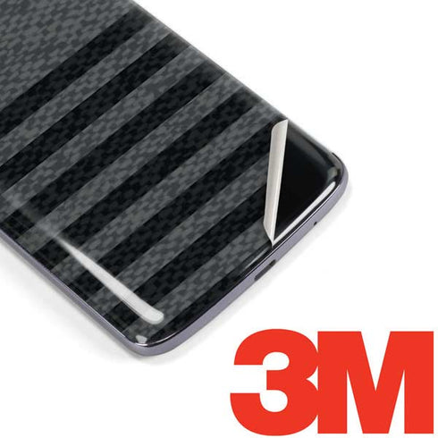 Black and Grey Stripes Moto E5 Plus Skin