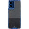 Black and Grey Stripes Moto G Play 4G (2024) Clear Case