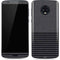 Black and Grey Stripes Moto G6 Skin