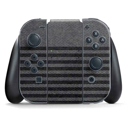 Black and Grey Stripes Nintendo Skins