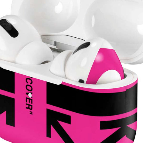 Black and Pink Arrows AirPods Skins