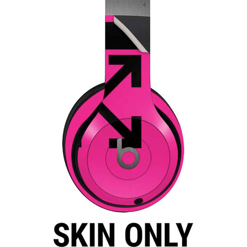 Black and Pink Arrows Beats Solo 4 Wireless Headphones Skin