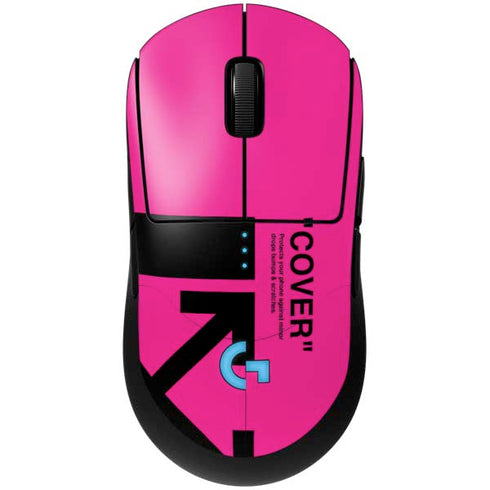 Black and Pink Arrows G Pro Wireless Gaming Mouse Skin