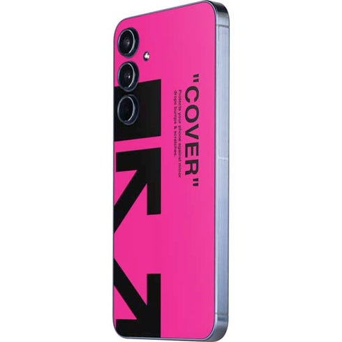 Black and Pink Arrows Galaxy A35 5G Skin