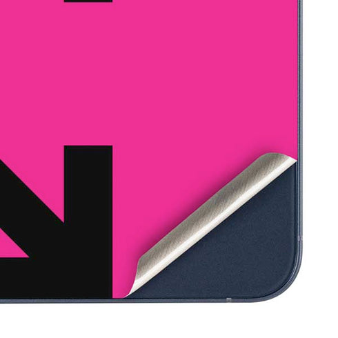 Black and Pink Arrows Galaxy A35 5G Skin