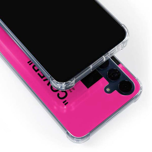 Black and Pink Arrows Galaxy A55 5G Clear Case