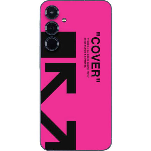 Black and Pink Arrows Galaxy A55 5G Skin