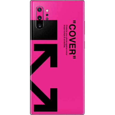Black and Pink Arrows Galaxy Note 10 Plus Skin