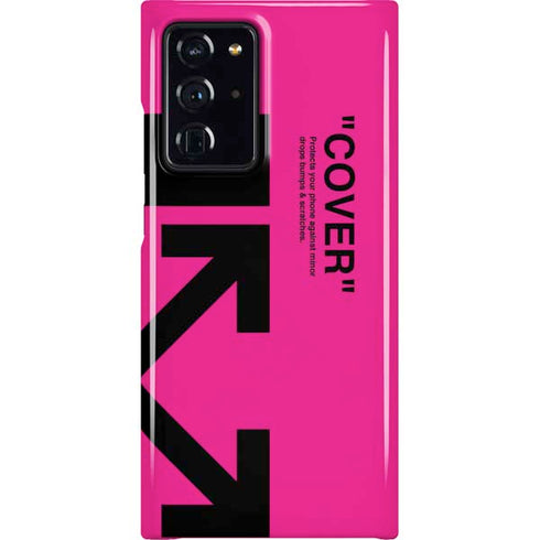 Black and Pink Arrows Galaxy Cases
