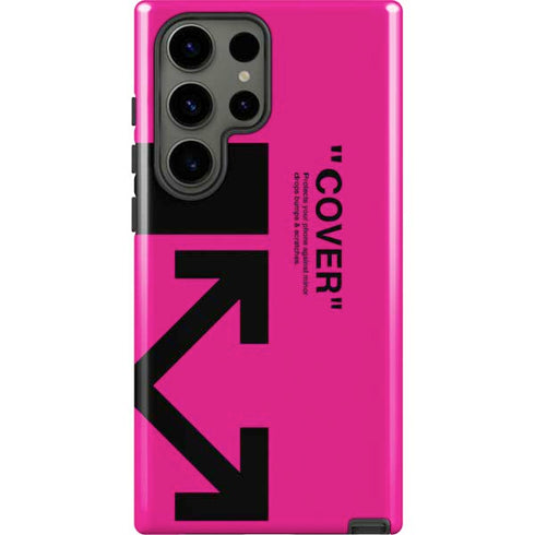 Black and Pink Arrows Galaxy S23 Ultra Pro Case